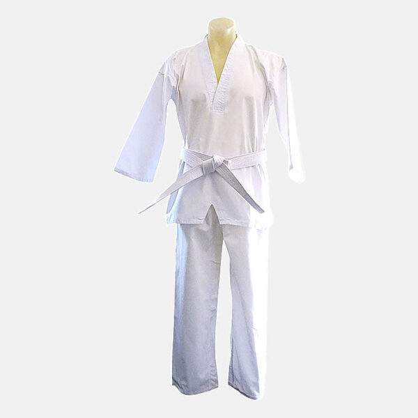 8oz Poly/Cotton V-neck Taekwondo Uniform