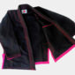 BlackJiuJitsuGiWomensCutWithHotPinkTrim2