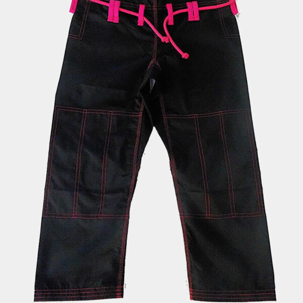 BlackJiuJitsuGiWomensCutWithHotPinkTrim3
