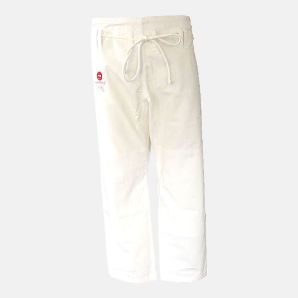 JiuJitsuPantsRipstopWhiteCotton10oz