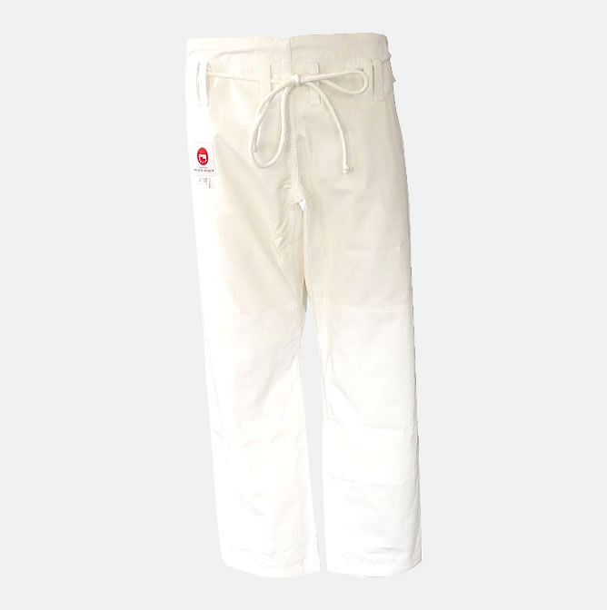10oz Cotton Ripstop Jiu Jitsu White Pants