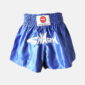 polyester satin blue shorts