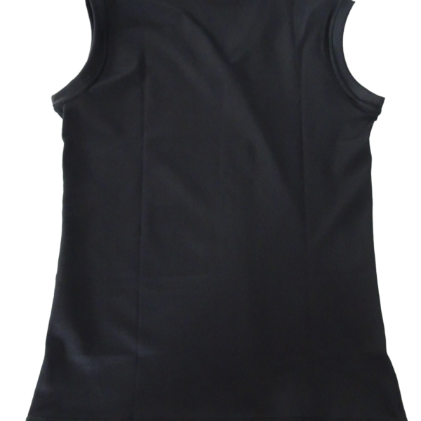 Womens comp top back black