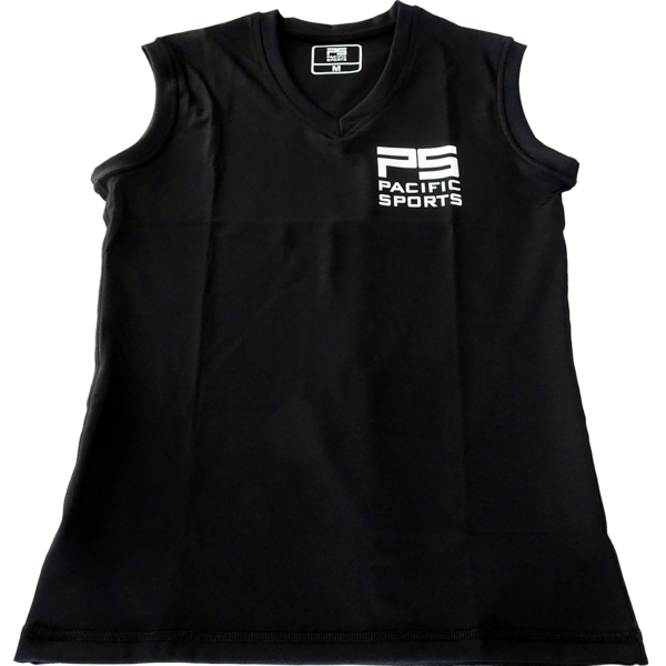 Womens compression tank top - black